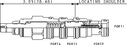外接口控制 , pilot-operated, 平衡滑阀 溢流 阀 带 口4外泄
