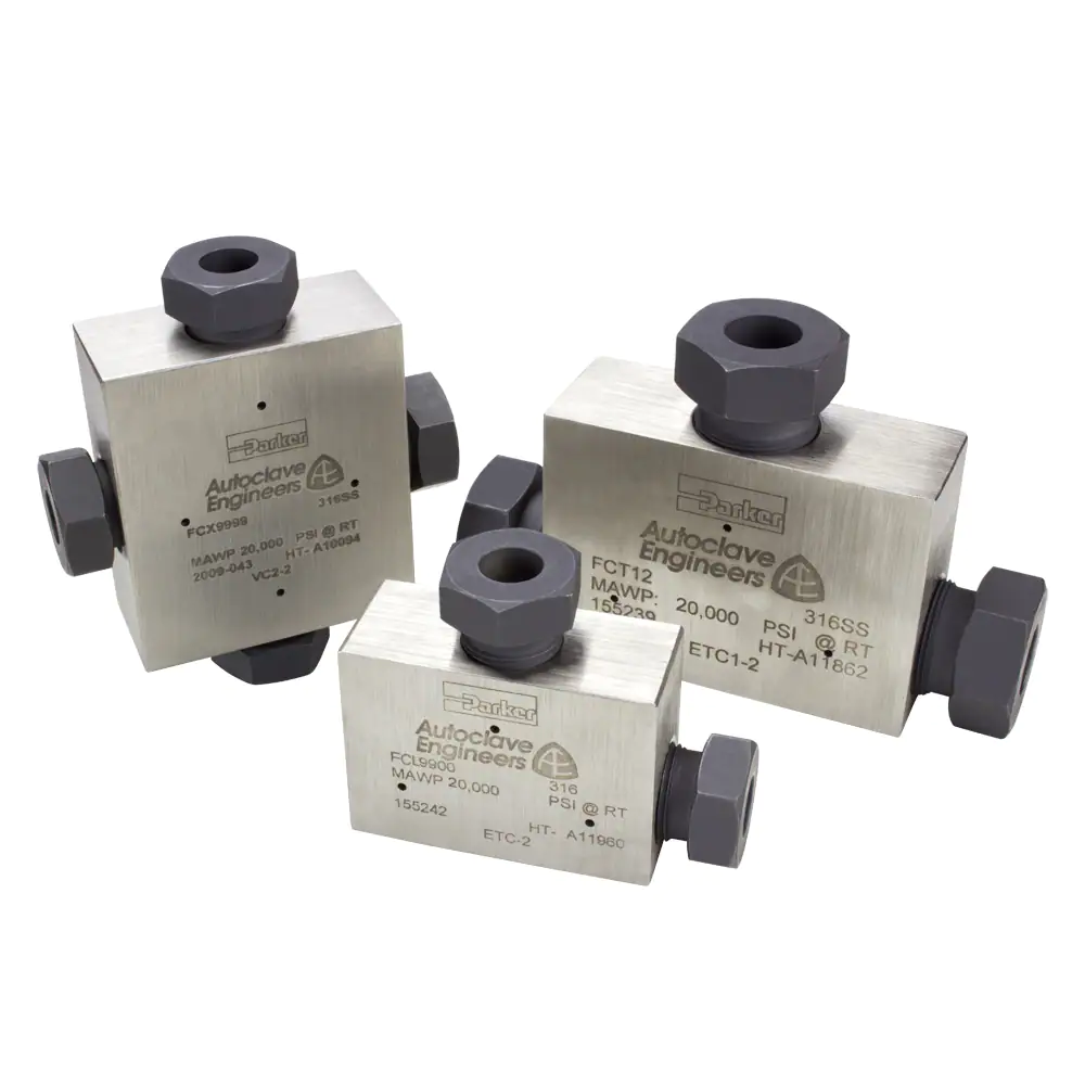 派克22,500 PSI 扩口式卡套接头-FCC系列